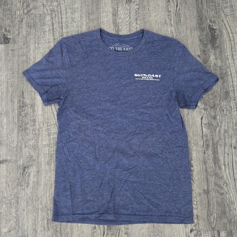 Ski The East T-shirt, Men's Medium, Dark Blue